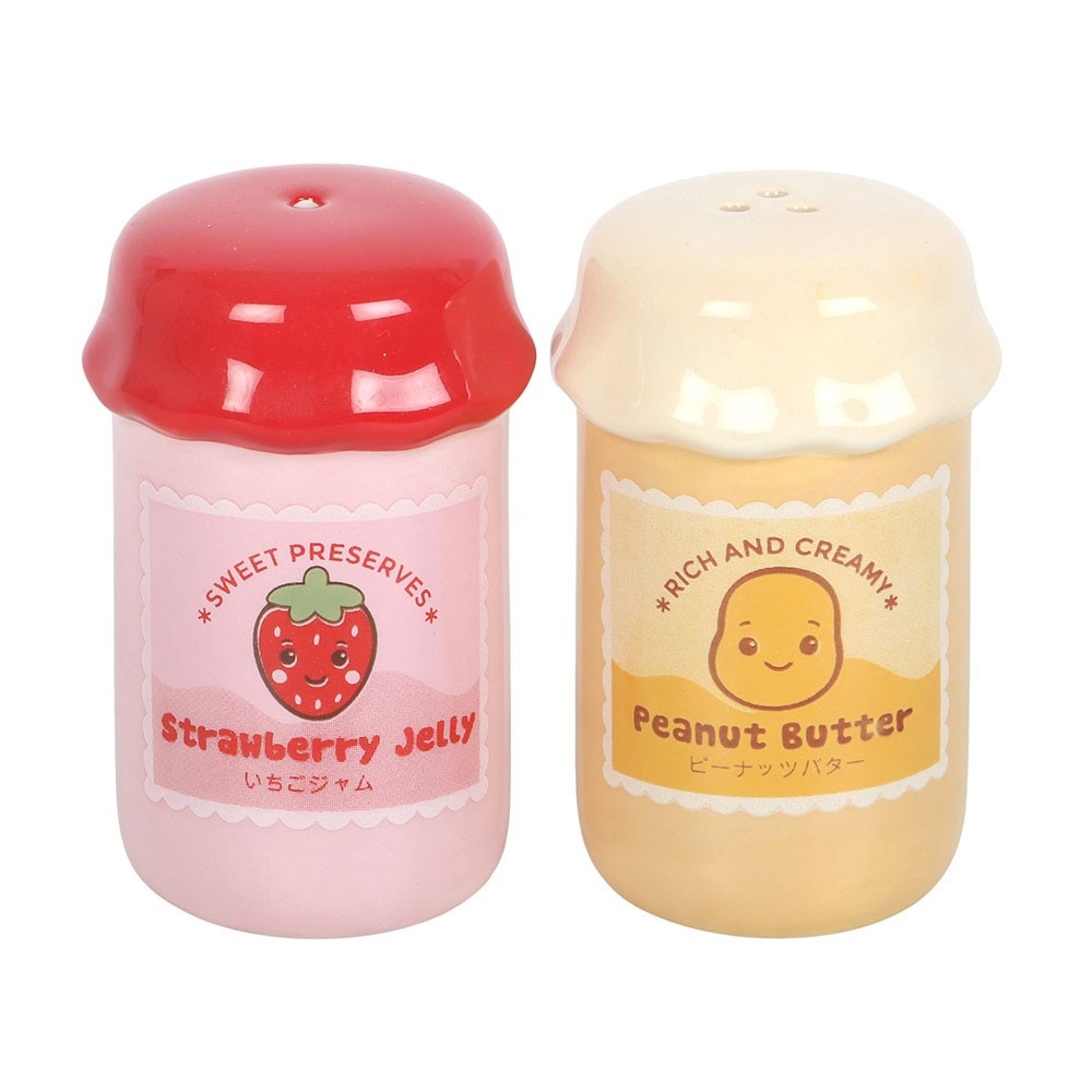 Something Different - Peanut Butter and Jelly Jar Salt and Pepper set - Multicolours